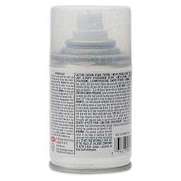 Krylon Glitter Spray Paint - Shimmering Silver, 3 oz Can, back of can