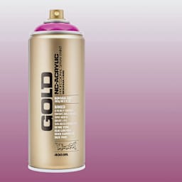 Montana Gold Acrylic Transparent Spray Paint - Transparent Cherry Blossom, 400 ml can with color swatch
