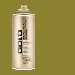 Montana Gold Acrylic Professional Spray Paint - Pepperoni Hot, 400 ml (Spray can with color swatch)