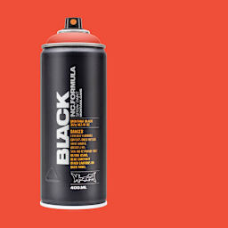 Montana Black Spray Paint - Koi, 400 ml can with swatch
