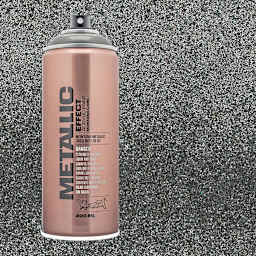 Montana Metallic Effect Spray Paint - Graphit and swatch