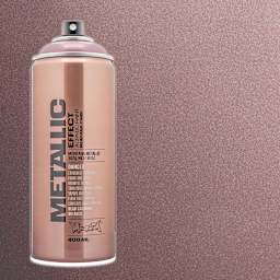 Montana Metallic Effect Spray Paint - Rose and swatch
