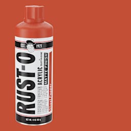 Rust-Oleum Rust-O Artist Acrylic Spray Paint - Ghost Pepper, Can and Swatch
