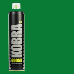 Kobra High Pressure Spray Paint - Basilico, 600 ml, Can with swatch