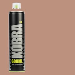 Kobra High Pressure Spray Paint - Copper, 600 ml, Can with swatch