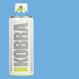 Kobra Low Pressure Spray Paint - Ice, 400 ml, Can with swatch