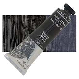 Sennelier Artists' Extra Fine Oil Paint - Neutral Tint, 40 ml tube and swatch