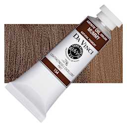 Da Vinci Artists' Oil Color - Mummy, 37 ml Tube and swatch