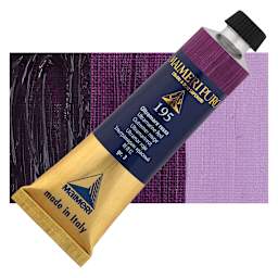 Maimeri Puro Oil Color - Ultramarine Red, 40 ml Tube and swatch