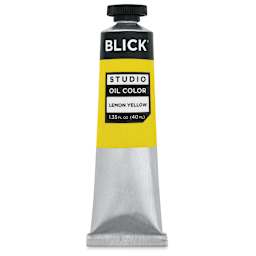 Blick Oil Colors - Lemon Yellow, 40 ml, Tube