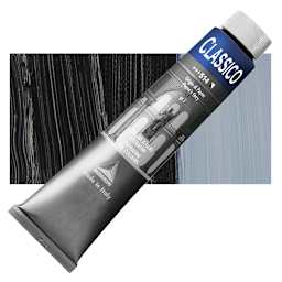 Maimeri Classico Oil Color - Payne's Gray, 200 ml tube and swatch