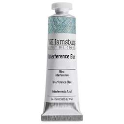 Williamsburg Handmade Oil Paints - Interference Blue, 37 ml tube