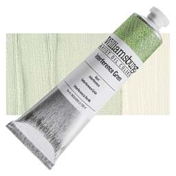 Williamsburg Handmade Oil Paint - Interference Green, 150 ml tube and swatch