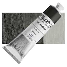 Williamsburg Handmade Oil Paint - Van Dyke Brown, 150 ml tube and swatch