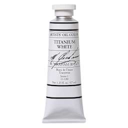 M. Graham Artists' Oil Color - Titanium White, 37 ml tube