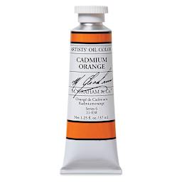 M. Graham Artists' Oil Color - Cadmium Orange, 37 ml tube