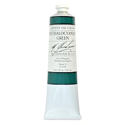 M. Graham Artists' Oil Color - Phthalocyanine Green, 148 ml tube