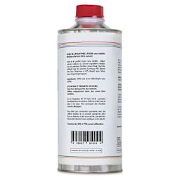 Eco-House Light Refined Linseed Oil - 32 oz can back