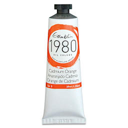 Gamblin 1980 Oils - Cadmium Orange, 37 ml tube