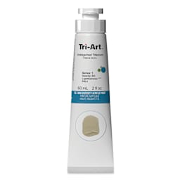 Tri-Art High Viscosity Artist Acrylic - Unbleached Titanium, 60 ml tube