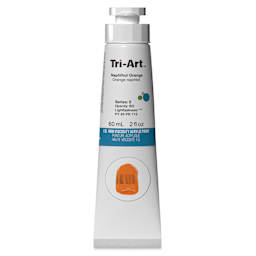 Tri-Art High Viscosity Artist Acrylic - Naphthol Orange, 60 ml tube
