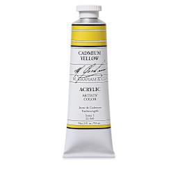 M. Graham Artists' Acrylics - Cadmium Yellow, 2 oz tube