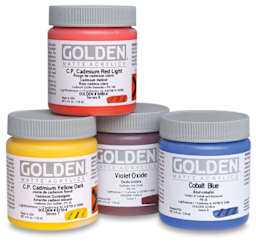 Golden Heavy Body Matte Artist Acrylics