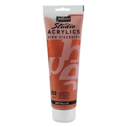 Pebeo High Viscosity Acrylics - Copper, 250 ml, Tube (Front)