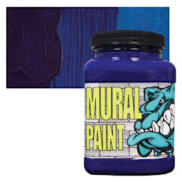Chroma Acrylic Mural Paint - Acid, 16 oz, Jar and swatch