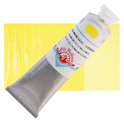 Old Holland New Masters Classic Acrylic Paint - Cadmium Yellow Lemon, 60 ml tube and swatch