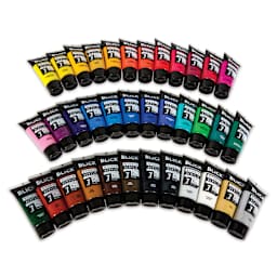 Blick Studio Acrylic Paints - Set of 36 colors, 21 ml tubes.