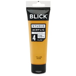Blick Studio Acrylics - Yellow Oxide, 4 oz tube