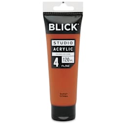 Blick Studio Acrylics - Burnt Sienna, 4 oz tube