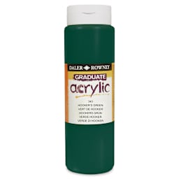 Daler-Rowney Graduate Acrylics - Hooker's Green, 500 ml bottle
