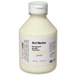 Tri-Art Art Noise Permanent Acrylic Gouache - Ivory, 500 ml, Bottle