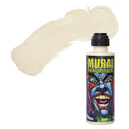 Chroma Mural Paint Marker - Sand, 4 oz Bottle and swatch
