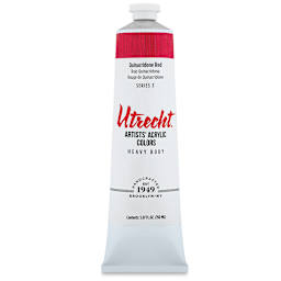 Utrecht Artists' Acrylic Paint - Quinacridone Red, 5 oz tube