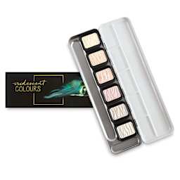 Finetec Artist Mica Watercolor - Iridescent Set of 6. In package with box.