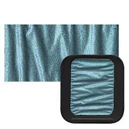 Finetec Artist Mica Watercolor - Dark Teal pan and swatch