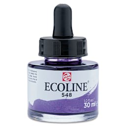 Ecoline Liquid Watercolor with Dropper - Blue Violet, 30 ml jar