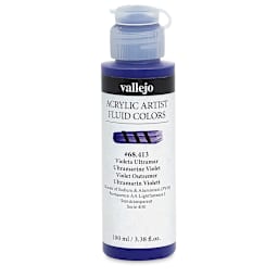 Vallejo Fluid Acrylic - Ultramarine Violet, 100 ml