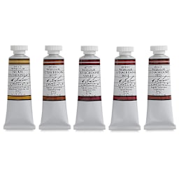 M. Graham Artists' Watercolor Set - Quinacridone, Set of 5 colors, 15 ml tubes