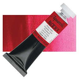 Blockx Artists' Watercolor - Rose Lake, 15 ml Tube and swatch