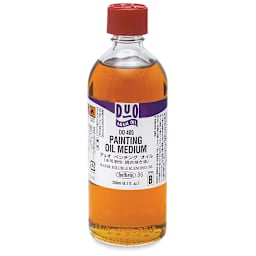 Holbein Duo Aqua Oil Painting Oil Medium - Front of 200 ml bottle