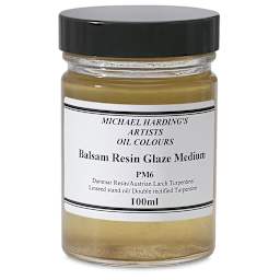 Michael Harding Balsam Resin Glaze Medium - 100 ml jar