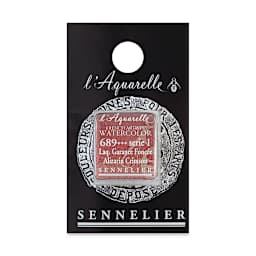 Sennelier French Artists' Watercolor - Alizarin Crimson, Half Pan