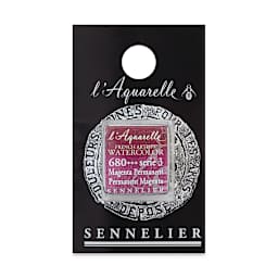 Sennelier French Artists' Watercolor - Permanent Magenta, Half Pan