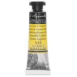 Sennelier French Artists' Watercolor - Cadmium Lemon Yellow, 10 ml Tube