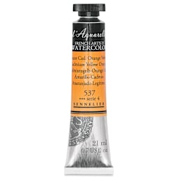 Sennelier French Artists' Watercolor - Cadmium Yellow Orange, 21 ml, Tube