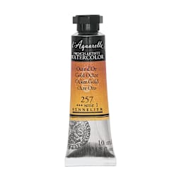 Sennelier French Artists' Watercolor - Gold Ochre, 10 ml, Tube